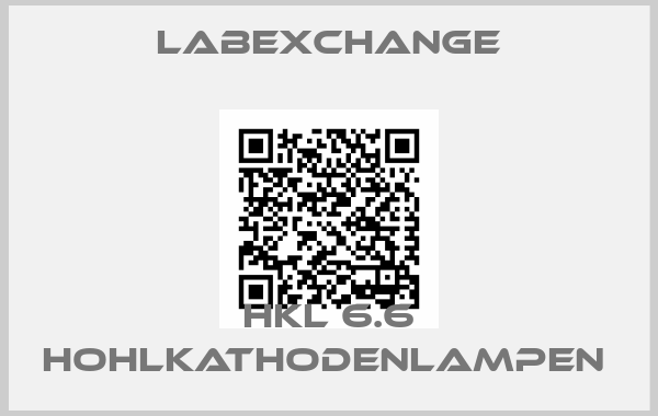 Labexchange-HKL 6.6 HOHLKATHODENLAMPEN 