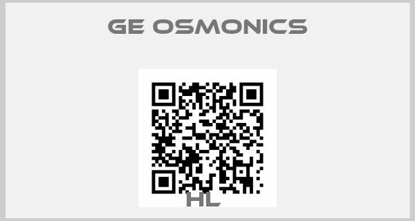 Ge Osmonics-HL 