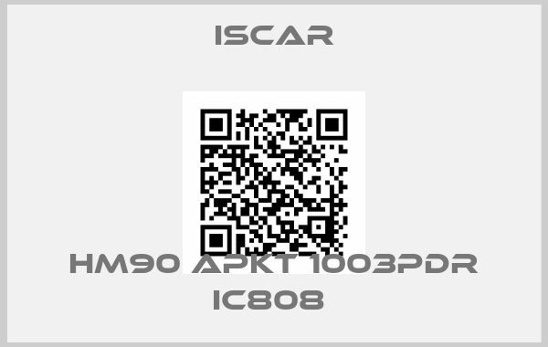 Iscar-HM90 APKT 1003PDR IC808 