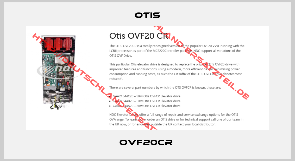 Otis-OVF20CR 
