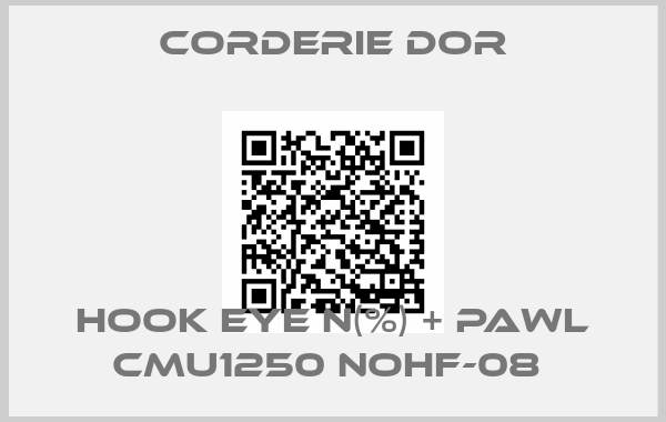 Corderie Dor-HOOK EYE N(%) + PAWL CMU1250 NOHF-08 