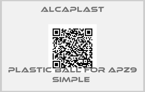 alcaplast-plastic ball for APZ9 Simple 