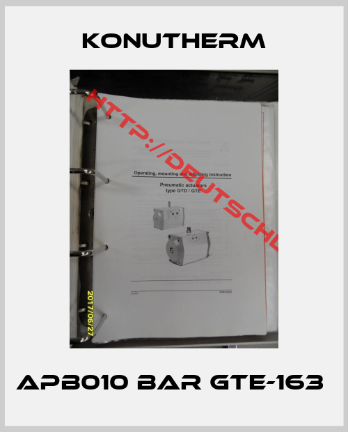 Konutherm-APB010 BAR GTE-163 
