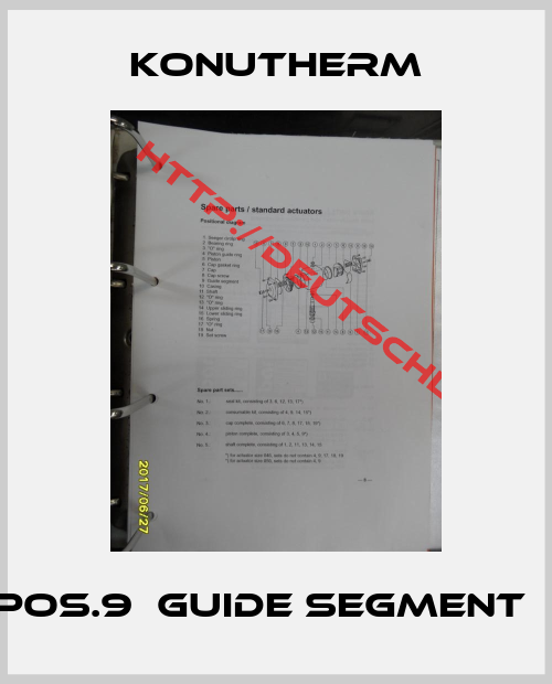Konutherm-Pos.9  Guide segment   