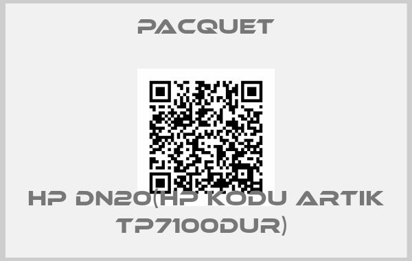 Pacquet-HP DN20(HP KODU ARTIK TP7100DUR) 