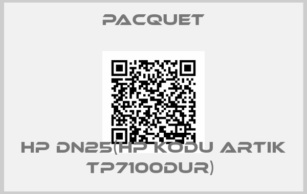 Pacquet-HP DN25(HP KODU ARTIK TP7100DUR) 