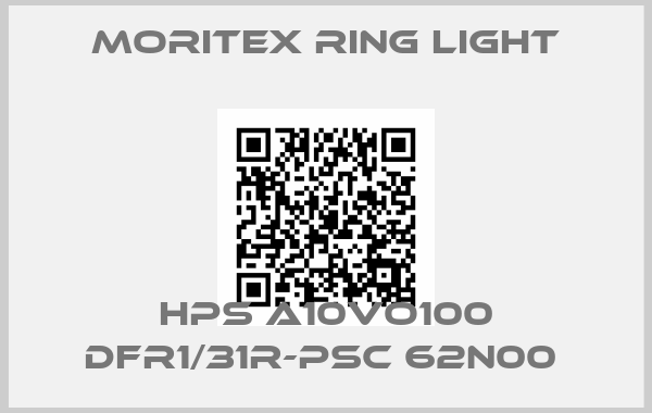 MORITEX RING LIGHT-HPS A10VO100 DFR1/31R-PSC 62N00 