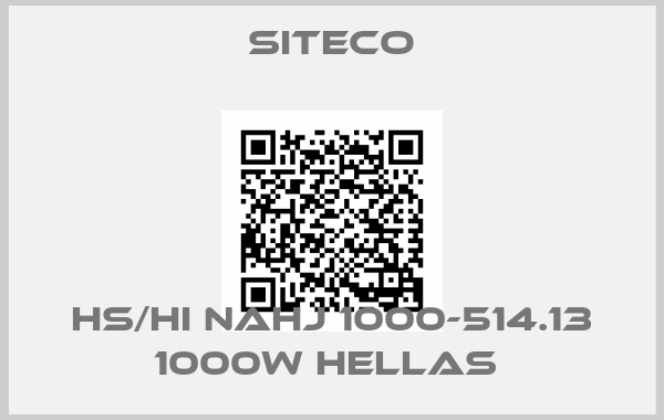 Siteco-HS/HI NAHJ 1000-514.13 1000W HELLAS 