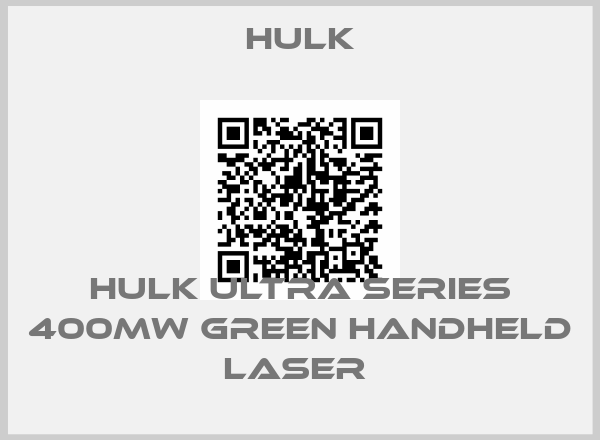 Hulk-HULK ULTRA SERIES 400MW GREEN HANDHELD LASER 
