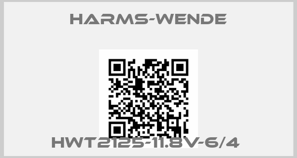Harms-Wende-HWT2125-11.8V-6/4 
