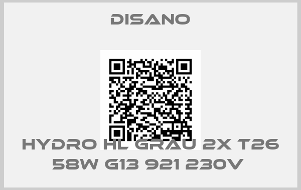 Disano-HYDRO HL GRAU 2X T26 58W G13 921 230V 