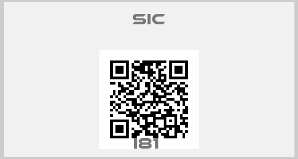 Sic-I81 