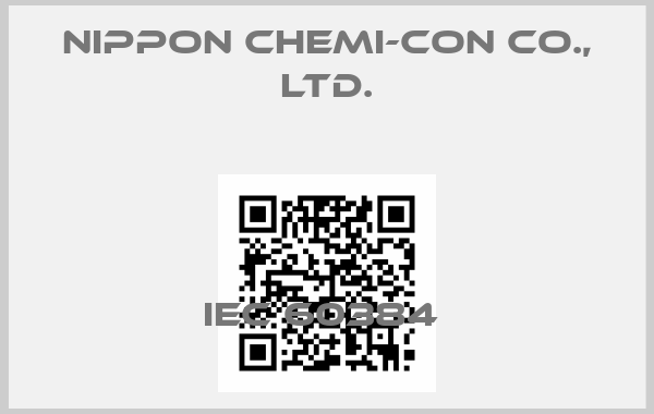 Nippon Chemi-Con Co., Ltd.-IEC 60384 