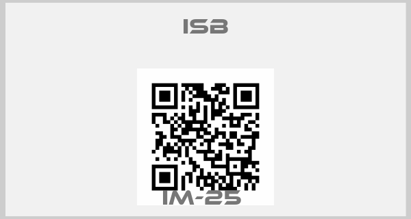 ISB-IM-25 