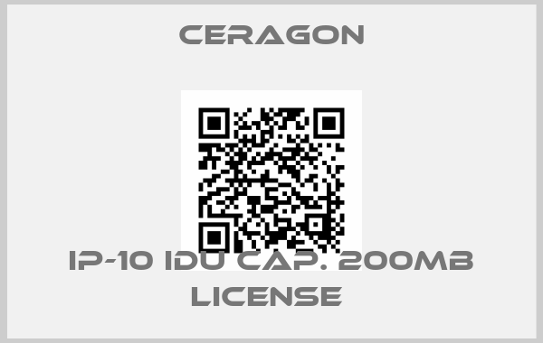 Ceragon-IP-10 IDU CAP. 200MB LICENSE 