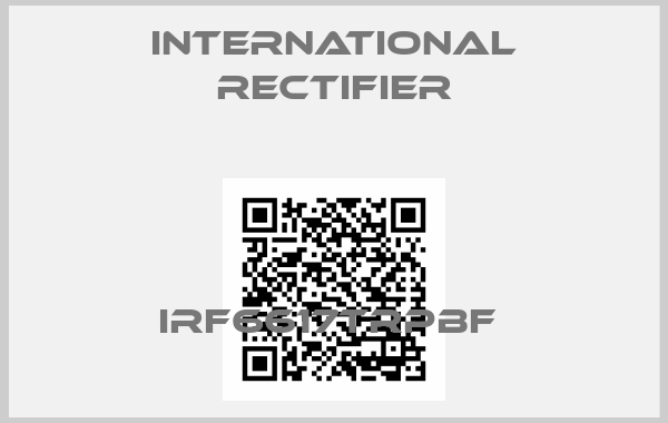 International Rectifier-IRF6617TRPBF 