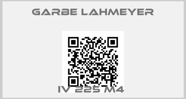 Garbe Lahmeyer-IV 225 M4 
