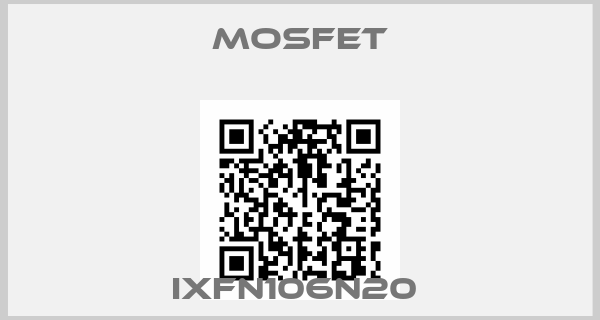 Mosfet-IXFN106N20 