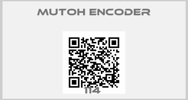 Mutoh Encoder-114 