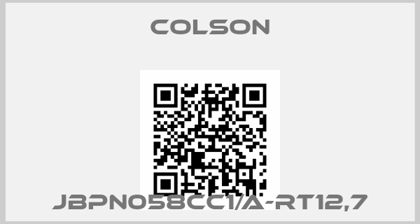 Colson-JBPN058CC1/A-RT12,7