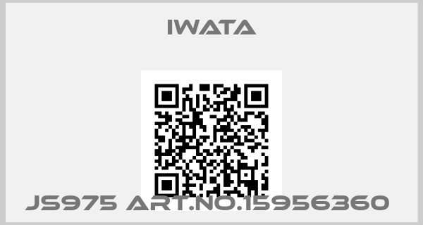 Iwata-JS975 ART.NO.15956360 