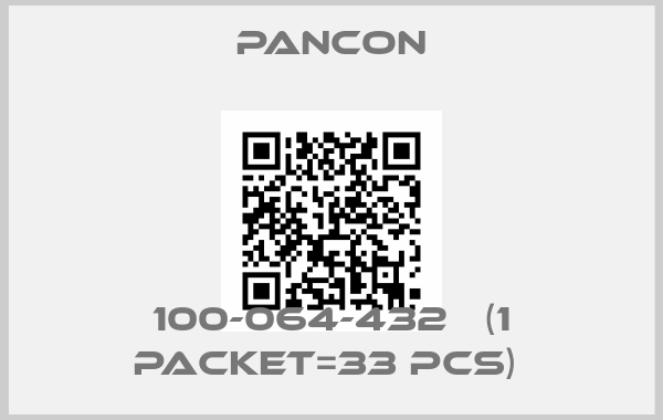 Pancon-100-064-432   (1 packet=33 pcs) 