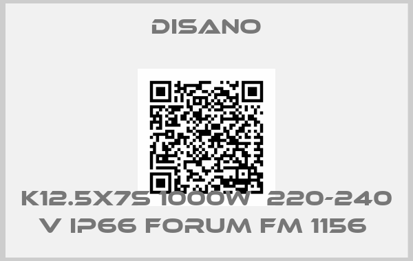 Disano-K12.5X7S 1000W  220-240 V IP66 FORUM FM 1156 