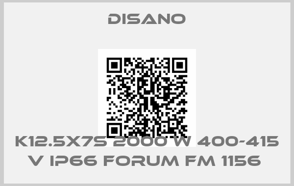 Disano-K12.5X7S 2000 W 400-415 V IP66 FORUM FM 1156 