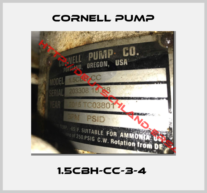 Cornell Pump-1.5CBH-CC-3-4 