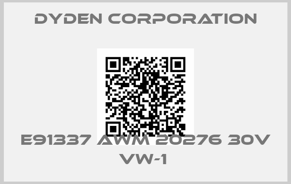 DYDEN CORPORATION-E91337 AWM 20276 30V VW-1 