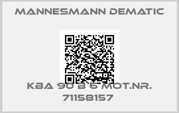 Mannesmann Dematic-KBA 90 B 6 Mot.Nr. 71158157 