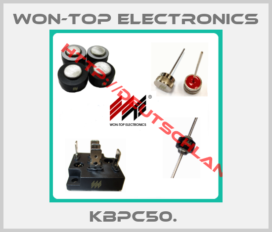 Won-Top Electronics-KBPC50. 