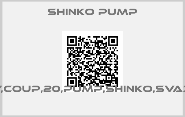 SHINKO PUMP-KEY,COUP,20,PUMP,SHINKO,SVA350 