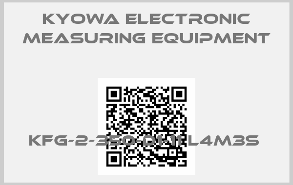 Kyowa Electronic Measuring Equipment-KFG-2-350-D1-11 L4M3S 