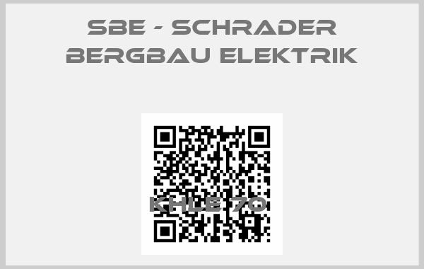 SBE - Schrader Bergbau Elektrik-KHLE 70 