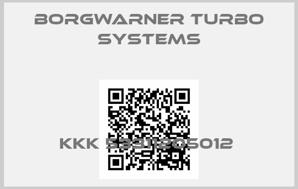 Borgwarner turbo systems-KKK 53311205012 