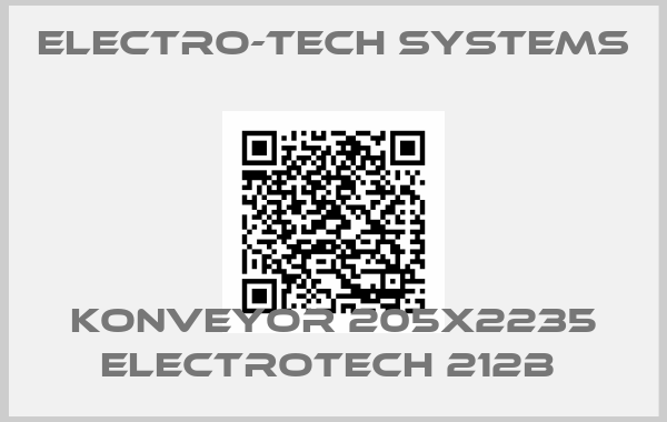 Electro-Tech Systems-KONVEYOR 205X2235 ELECTROTECH 212B 