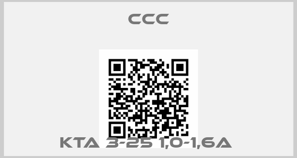 ccc-KTA 3-25 1,0-1,6A 