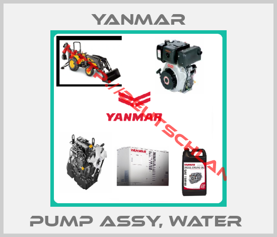 Yanmar-PUMP ASSY, WATER 