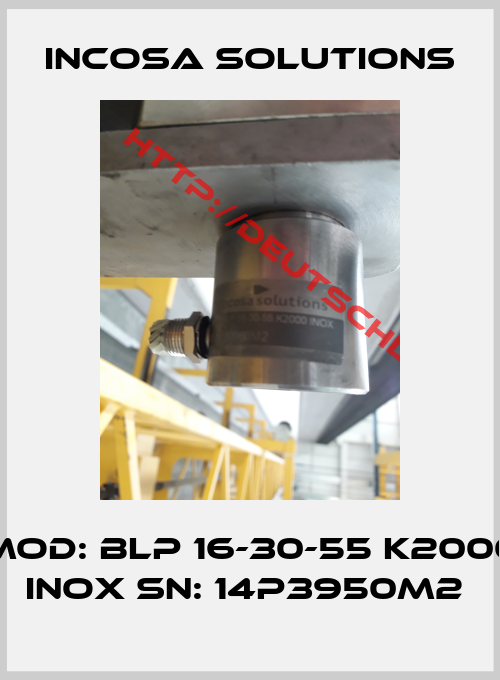 Incosa Solutions-MOD: BLP 16-30-55 K2000 INOX SN: 14P3950M2 
