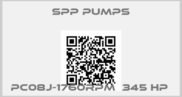 SPP Pumps-PC08J-1760RPM  345 HP 