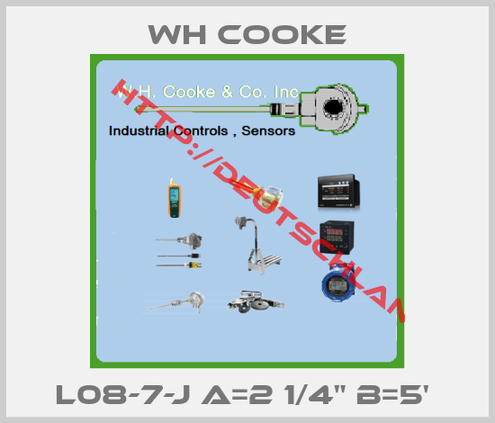 Wh Cooke-L08-7-J A=2 1/4" B=5' 