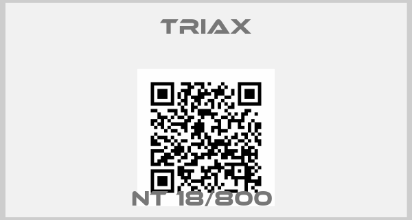 Triax-NT 18/800 
