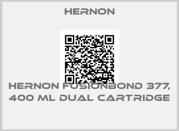 Hernon-Hernon Fusionbond 377, 400 Ml Dual Cartridge 