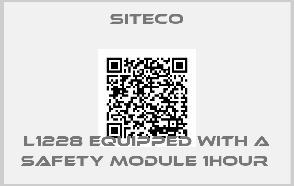 Siteco-L1228 equipped with a safety module 1hour 