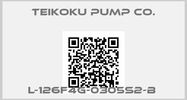 TEIKOKU PUMP CO.-L-126F4G-0305S2-B 