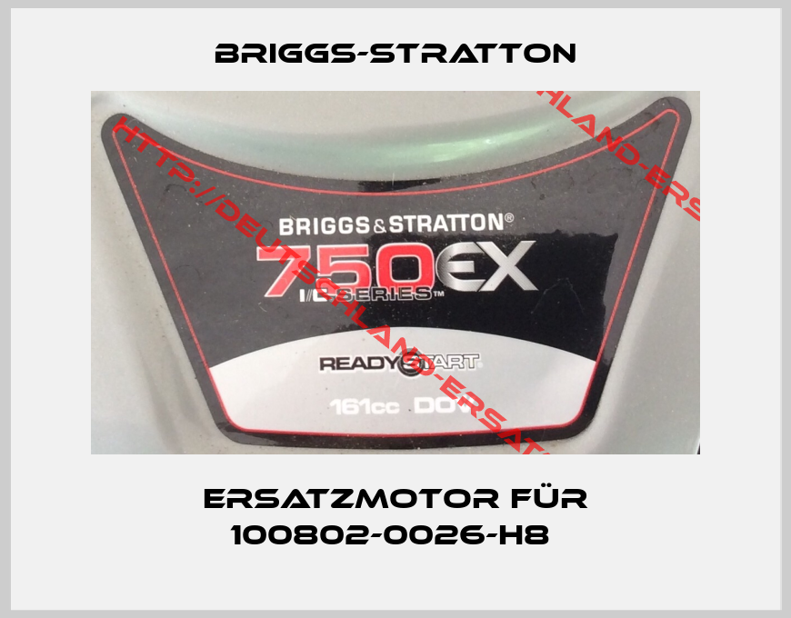 Briggs-Stratton-Ersatzmotor für 100802-0026-H8 