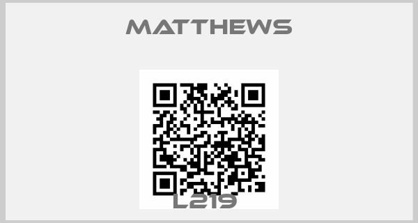 MATTHEWS-L219 