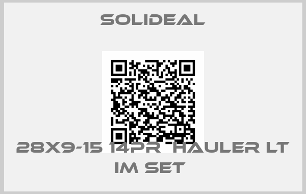 Solideal-28x9-15 14PR  Hauler LT im Set 