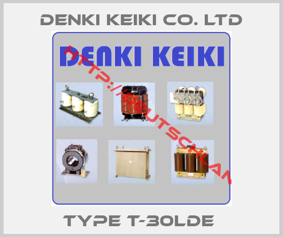 DENKI KEIKI CO. LTD-Type T-30LDE 